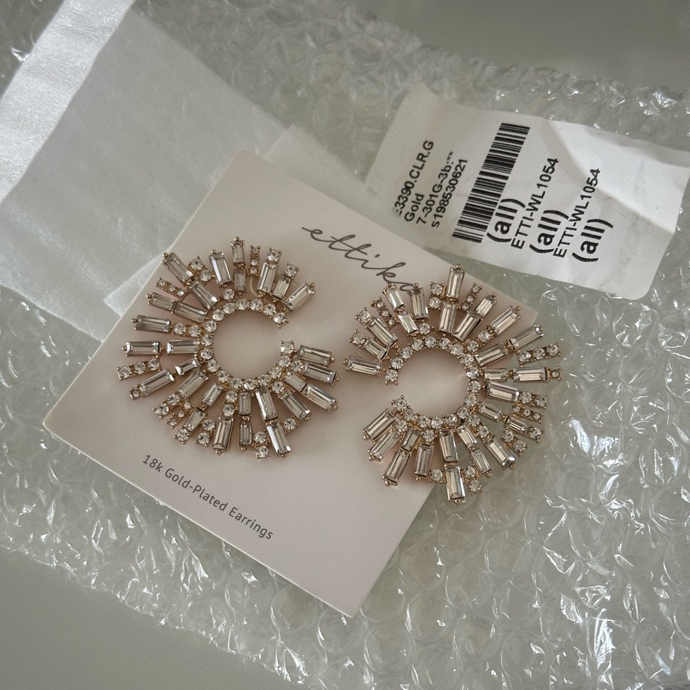 Brand New Ettika Revolve Earrings - wedding, special occasion, dressy, chic